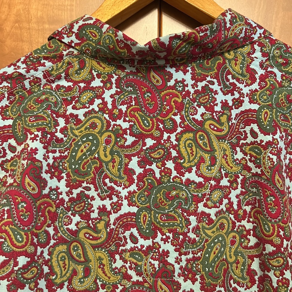 Vintage (unisex?) SEARS 100% cotton permaprest long sleeved shirt, size M, 38/40 - Picture 7 of 9